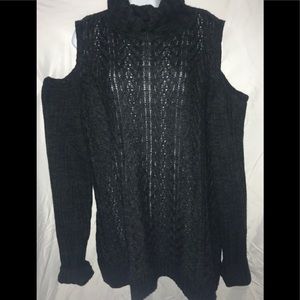 Faded Glory cold shoulder turtleneck size 4X